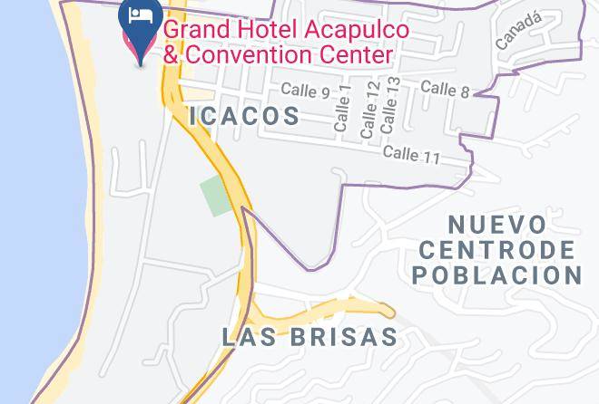 Acapulco De Juarez - Dreams Acapulco Resort & Spa Maps
