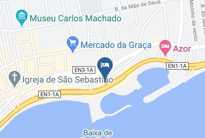 Ponta Delgada - Grand Hotel Azores Atlantico Maps