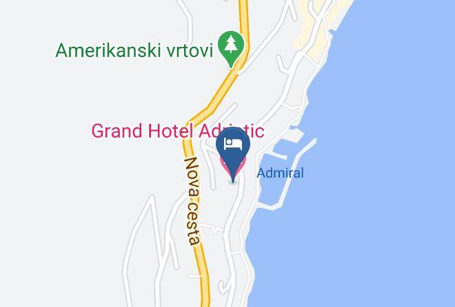 Opatija - Grand Hotel Adriatic Maps