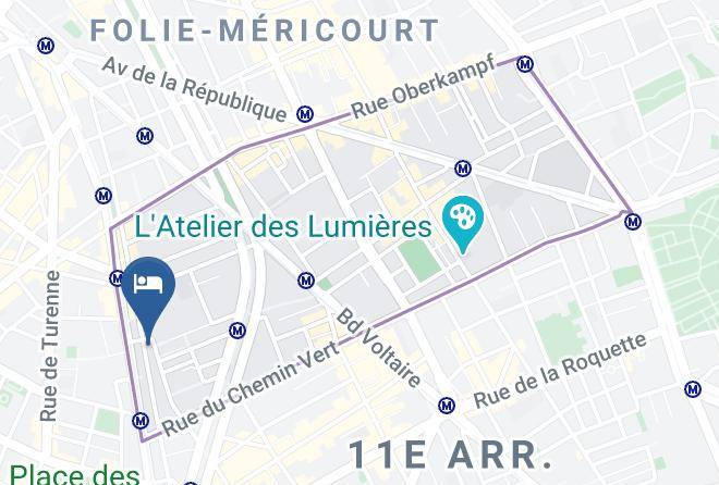 Paris - Grand Hotel Amelot Maps