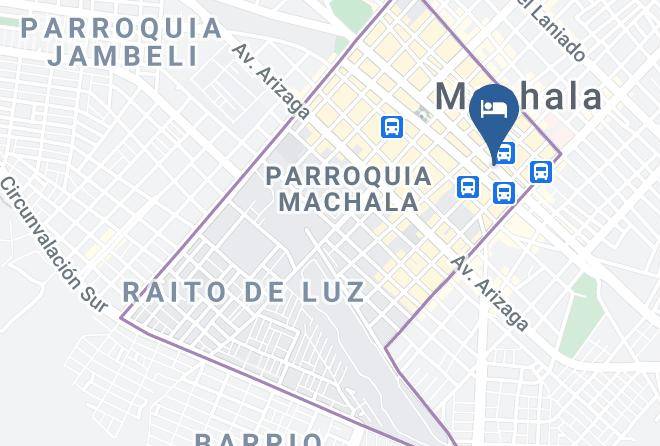 Machala - Grand Hotel Americano Maps