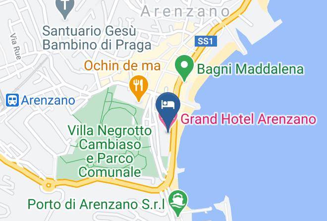 Genoa - Grand Hotel Arenzano Maps
