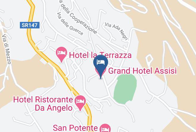 Perugia - Grand Hotel Assisi Maps