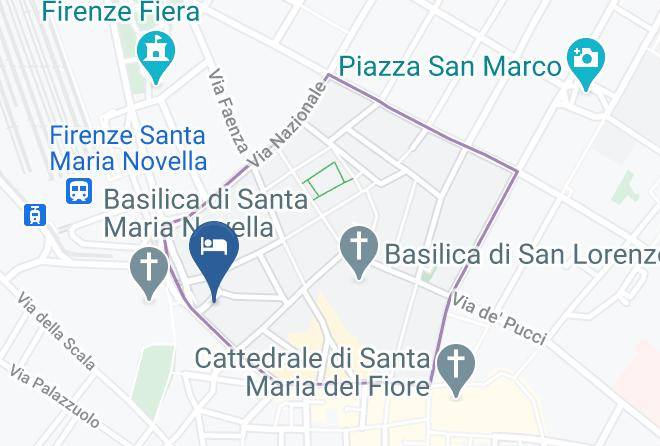Florence - Grand Hotel Baglioni Maps