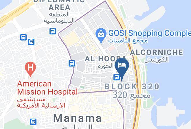 Manama - Grand Hotel Bahrain Maps