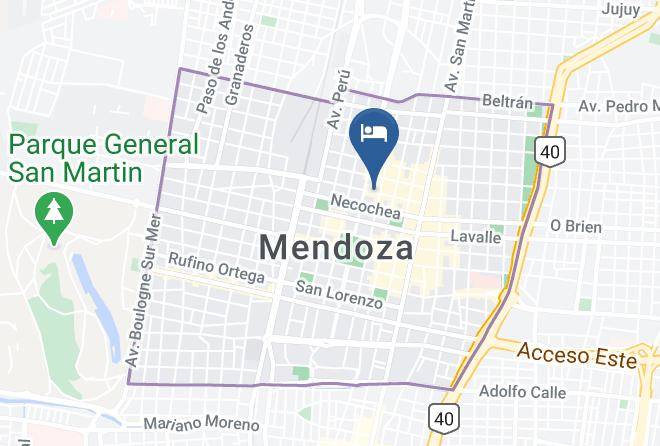 Mendoza - Grand Hotel Balbi Maps