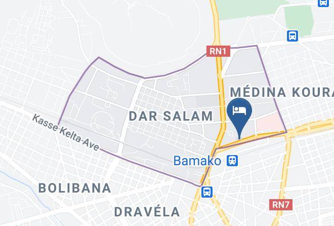Bamako - Grand Hotel Bamako Maps