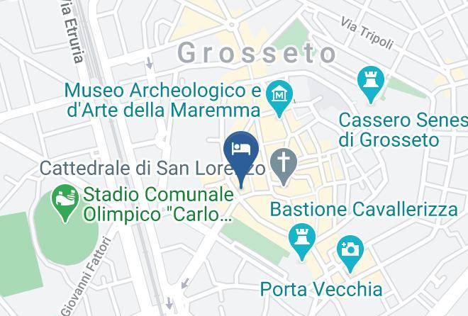 Grosseto - Grand Hotel Bastiani Maps