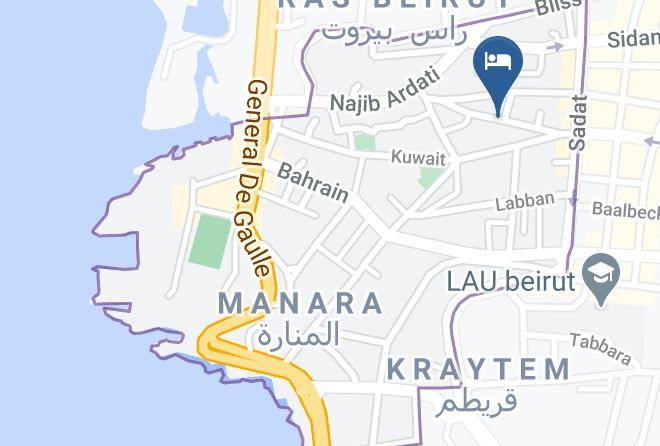 Beyrouth - Grand Hotel Beirut Maps