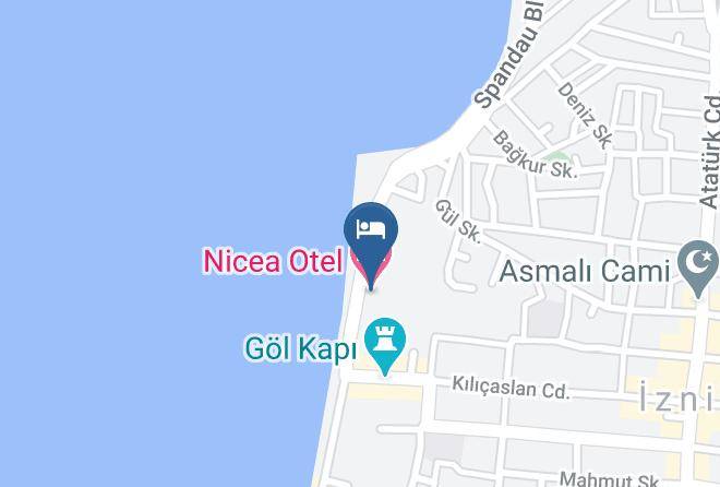 Iznik - Nicea Otel Maps