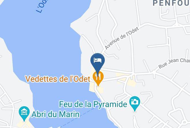 Finistere - Grand Hotel Benodet Abbatiale Maps