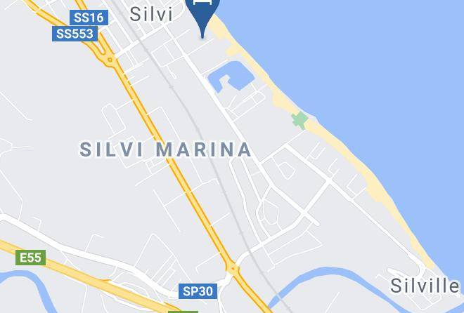 Grand Hotel Berti Silvi Marina Map