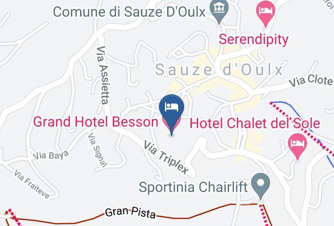 Turin - Grand Hotel Besson Maps