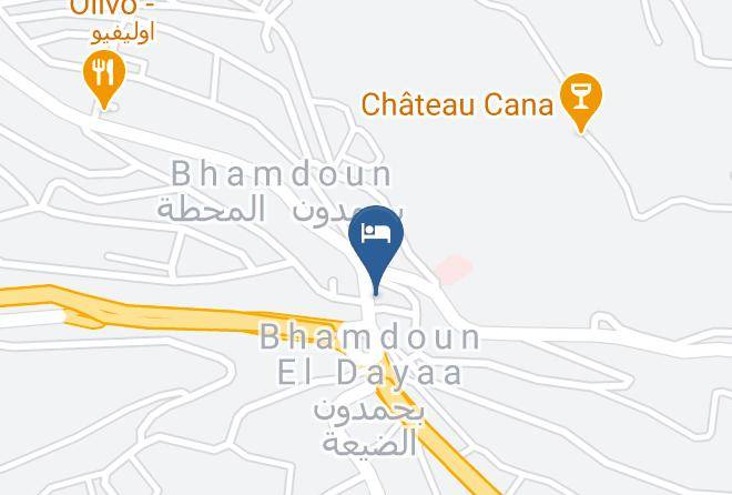 Aaley - Grand Hotel Bhamdoun Maps