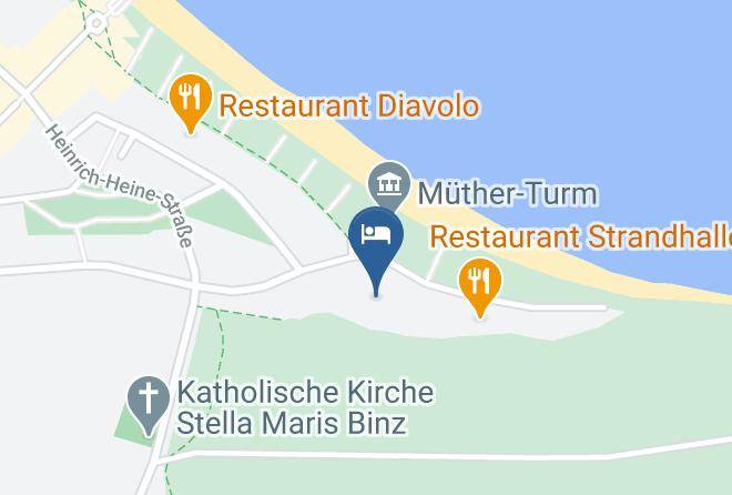 Vorpommern Rugen - Grand Hotel Binz Maps