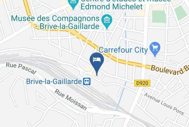 Correze - Grand Hotel Brive Maps
