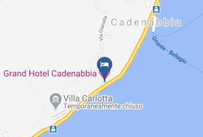 Como - Grand Hotel Cadenabbia Maps