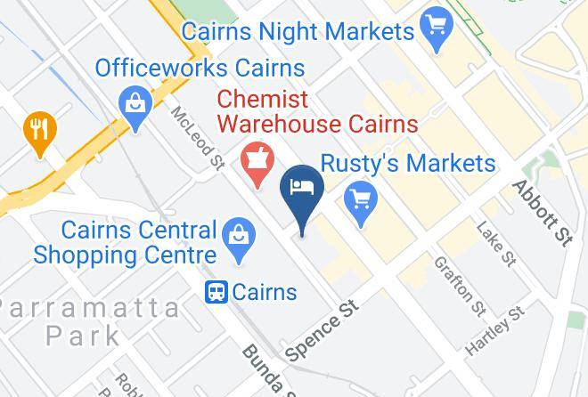 Cairns - Grand Hotel Cairns Maps