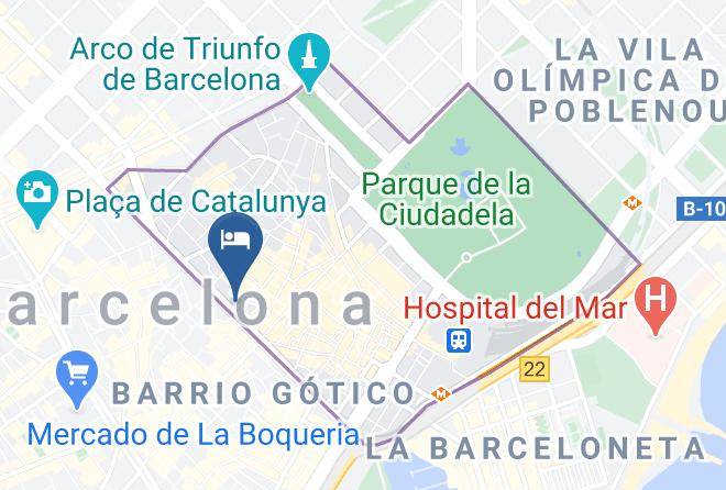 Barcelona - Grand Hotel Central Barcelona Maps
