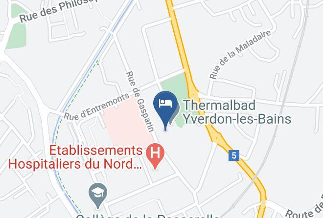 Jura Nord Vaudois District - Grand Hotel & Centre Thermal D'yverdon Les Bains Maps