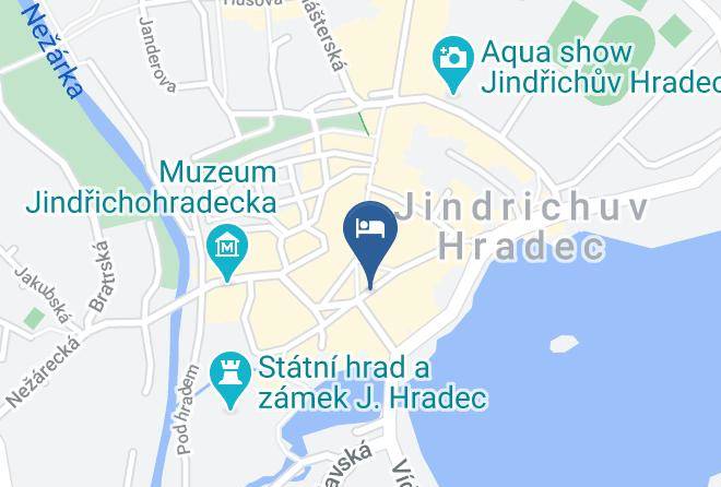 Jindrichuv Hradec - Grand Hotel Cerny Orel Maps