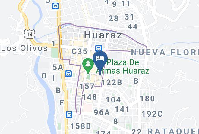 Huaraz - Grand Hotel Cesars Maps