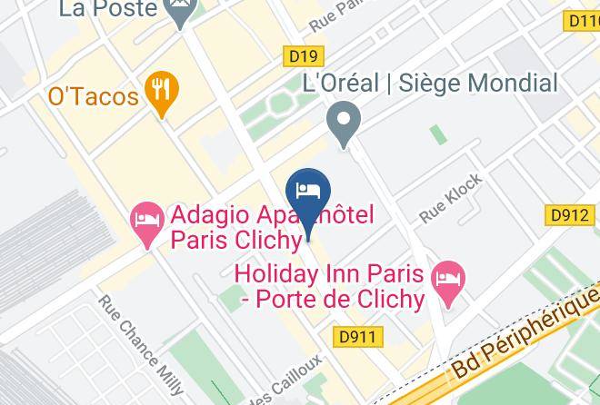 Hauts De Seine - Grand Hotel Clichy Paris Maps