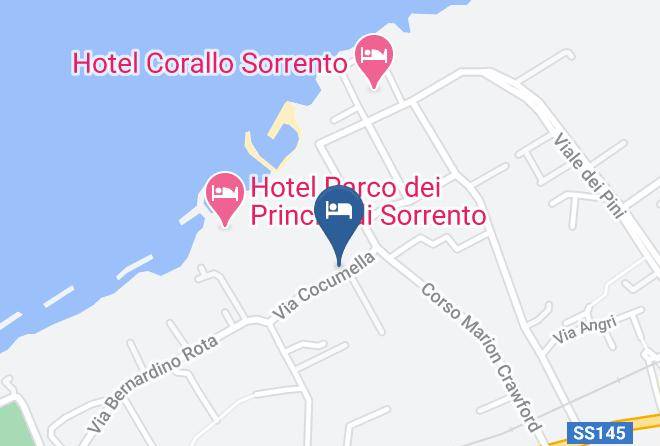 Grand Hotel Cocumella Map - Campania - Naples