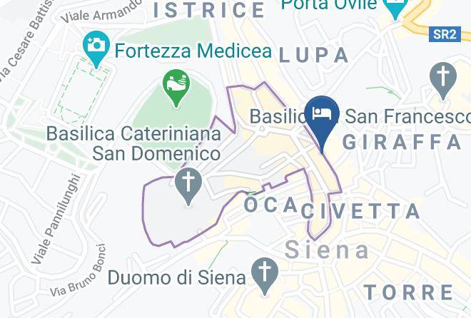 Siena - Grand Hotel Continental Siena Starhotels Collezione Maps