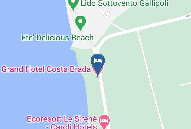 Lecce - Grand Hotel Costa Brada Maps
