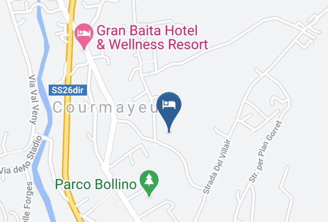 Aosta - Grand Hotel Courmayeur Mont Blanc Maps