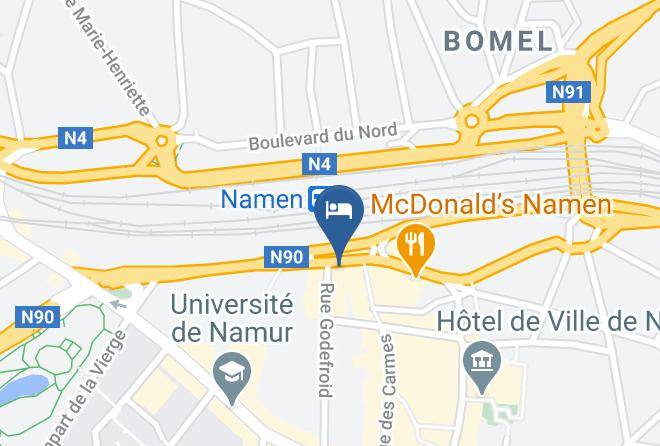 Namur - Grand Hotel De Flandre Maps