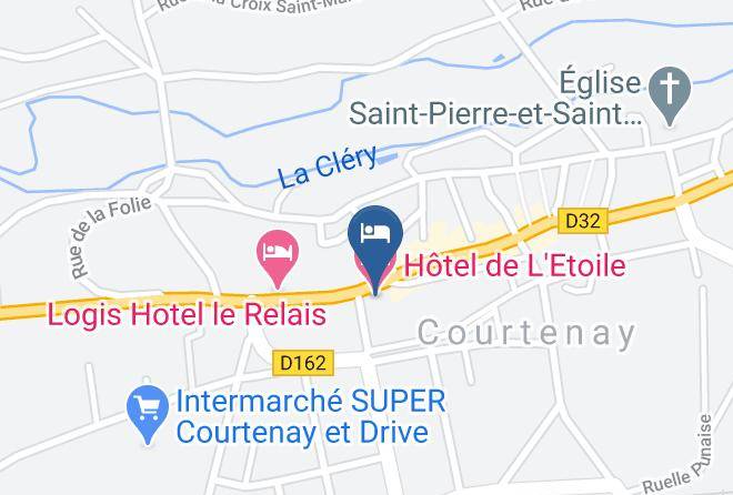 Hotel De L'etoile Map