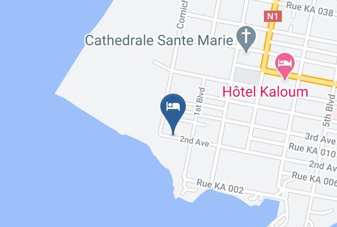 Kaloum - Grand Hotel De L'independance Conakry Maps
