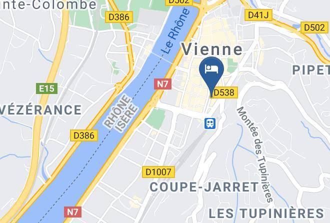 Isere - Grand Hotel De La Poste Maps