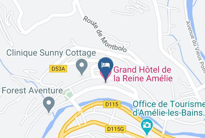 Pyrenees Orientales - Grand Hotel De La Reine Amelie Maps