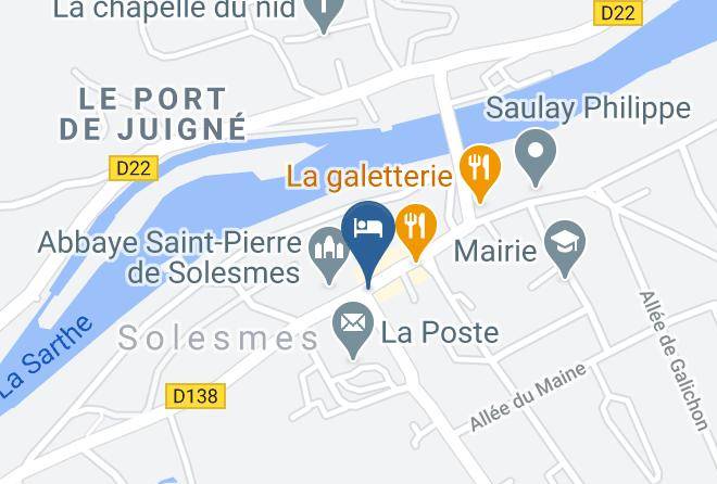 Sarthe - Grand Hotel De Solesmes Maps