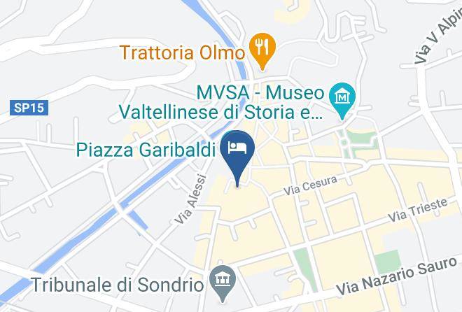 Sondrio - Grand Hotel Della Posta Maps