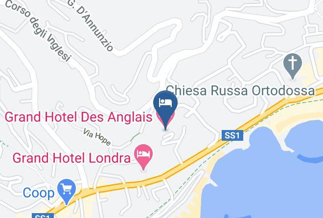 Imperia - Grand Hotel Des Anglais Maps