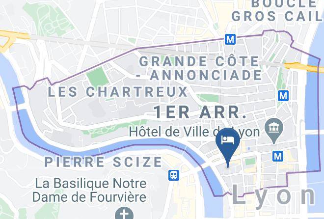 Rhone - Grand Hotel Des Terreaux Maps