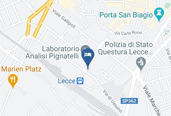 Lecce - Grand Hotel Di Lecce Maps