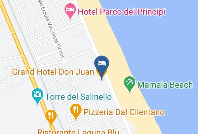 Teramo - Grand Hotel Don Juan Maps