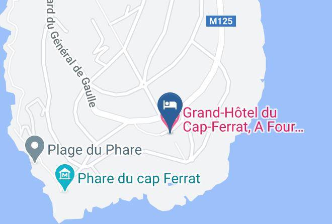 Maritime Alps - Grand Hotel Du Cap Ferrat A Four Seasons Hotel Maps
