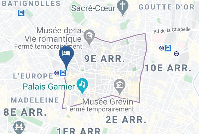 Paris - Grand Hotel Du Havre Maps