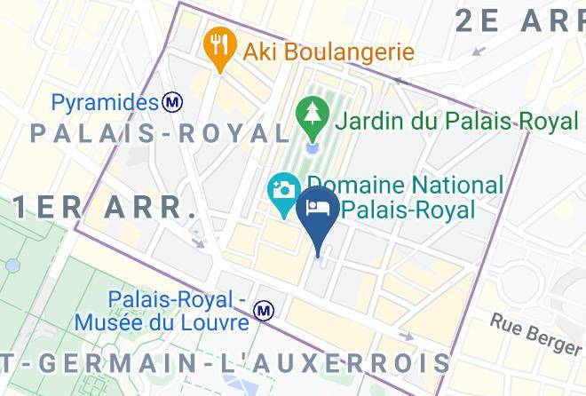 Paris - Grand Hotel Du Palais Royal Maps