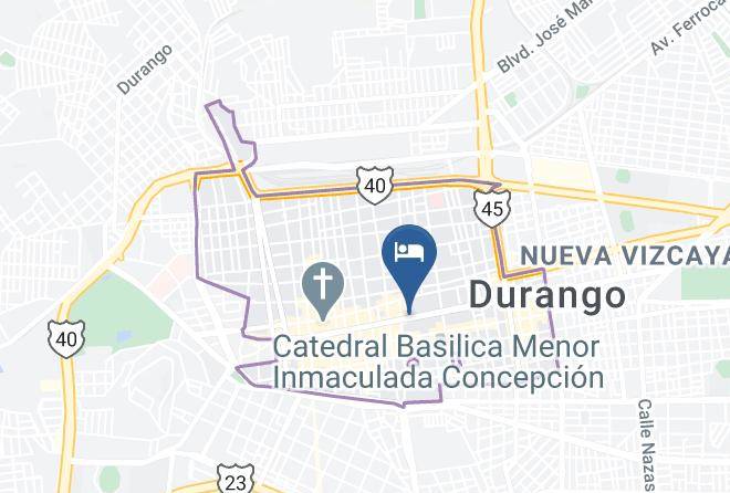 Durango Durango Centro - Grand Hotel Elizabeth Maps