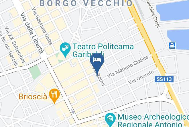 Palermo - Grand Hotel Et Des Palmes Maps