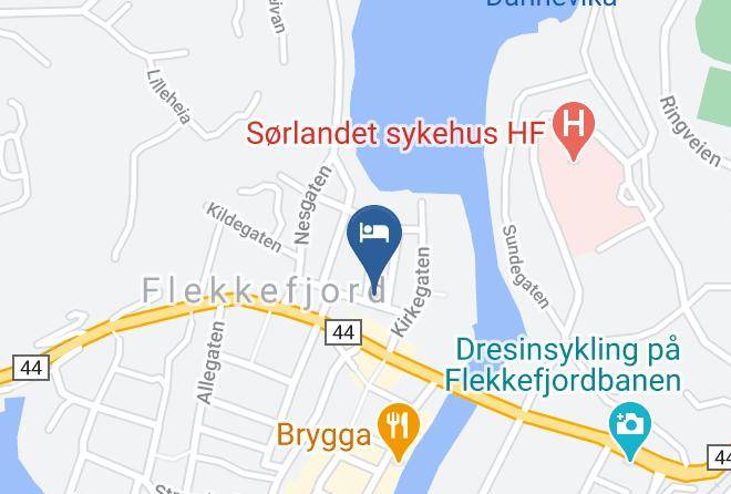 Flekkefjord - Grand Hotel Maps