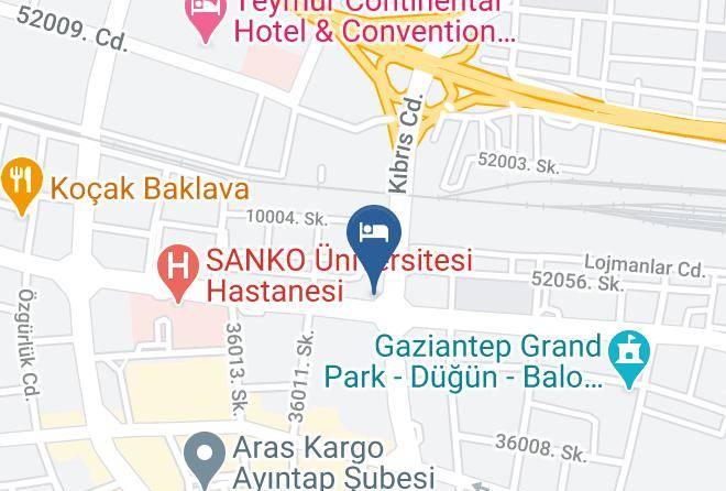 Grand Hotel Gaziantep Map - Gaziantep - Sehitkamil