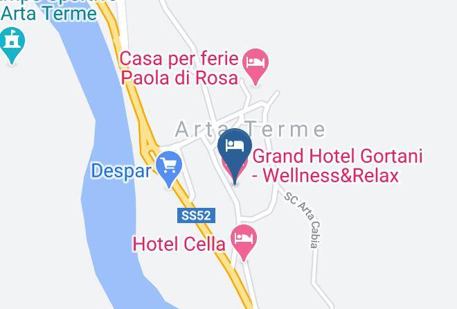 Grand Hotel Gortani Wellness&relax Map - Friuli Venezia Giulia - Udine